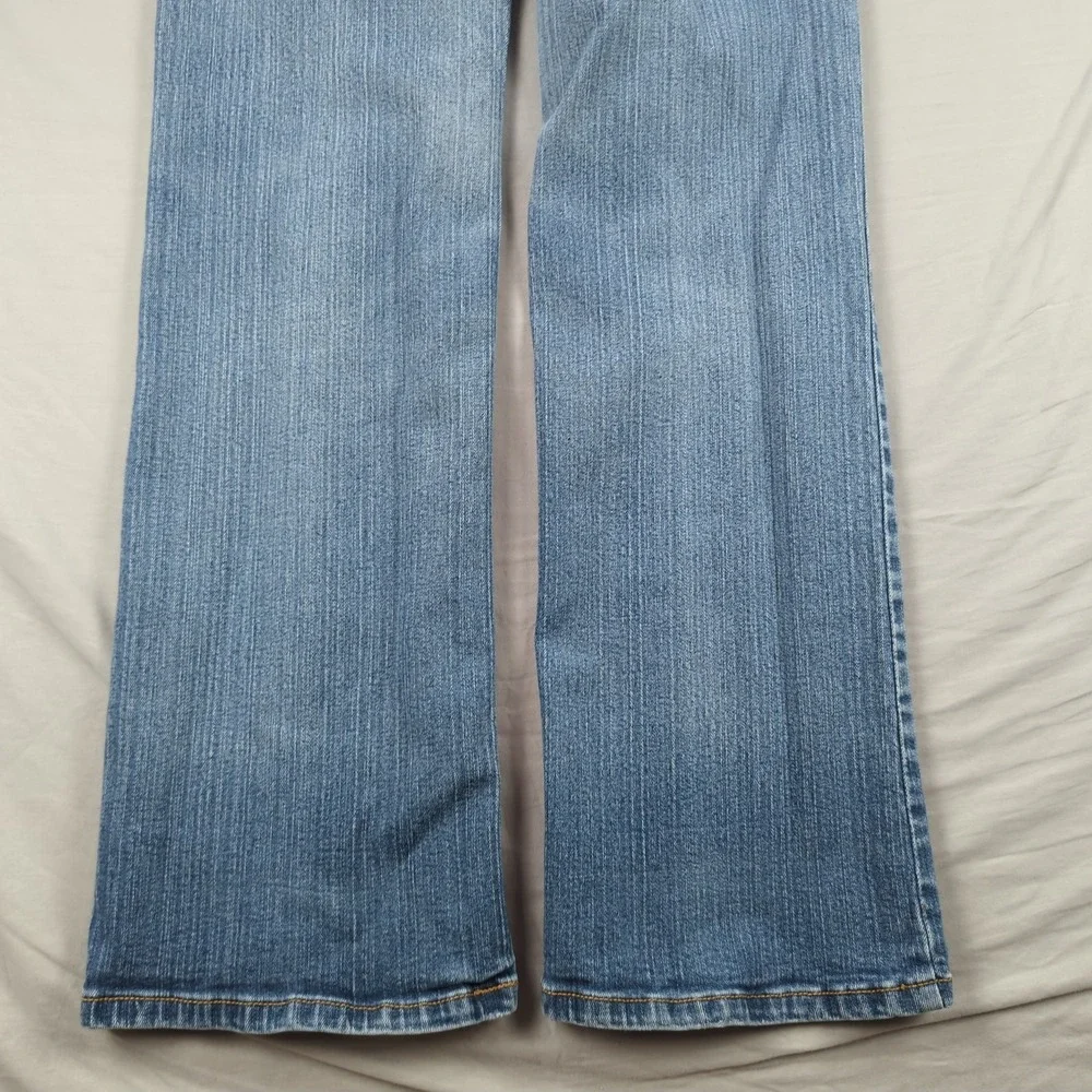 Vintage Lawman Jeans Womens 5 6 Blue Boot Cut Embelished Pockets Western Rodeo‎